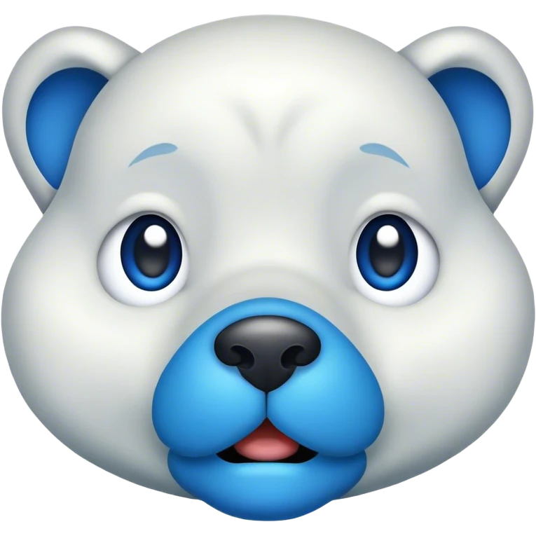 blue nose but just show the nose nothing else emoji
