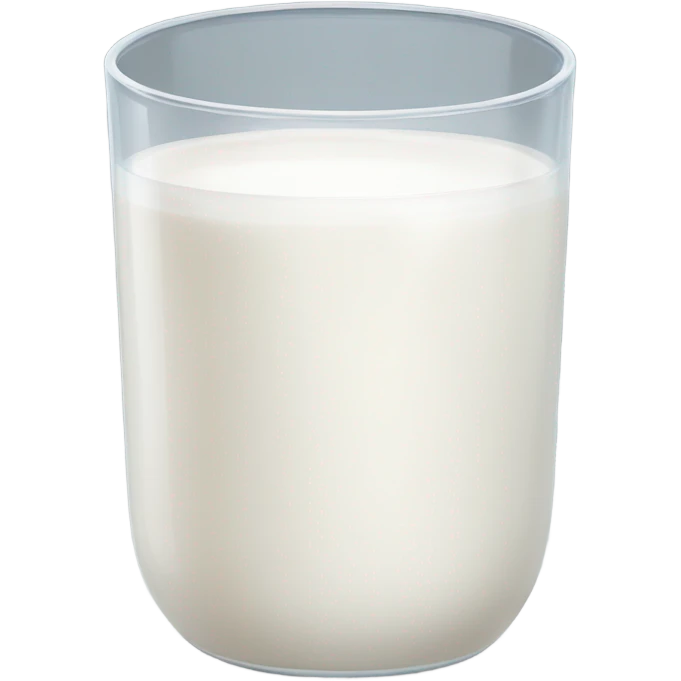 Milk at glass emoji