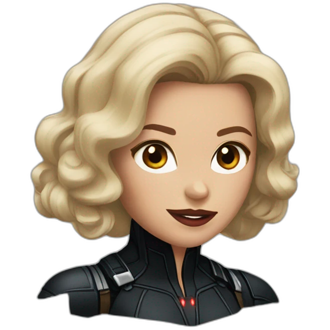 Marvel black widow emoji