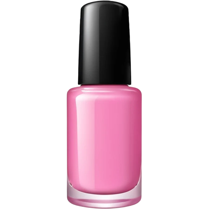 pink nail color bottle emoji