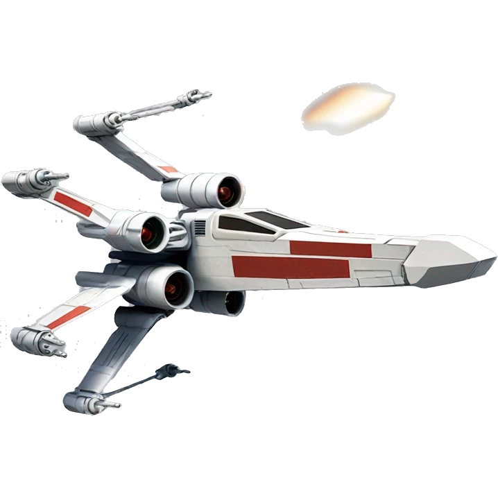 x-wing firing lasers emoji