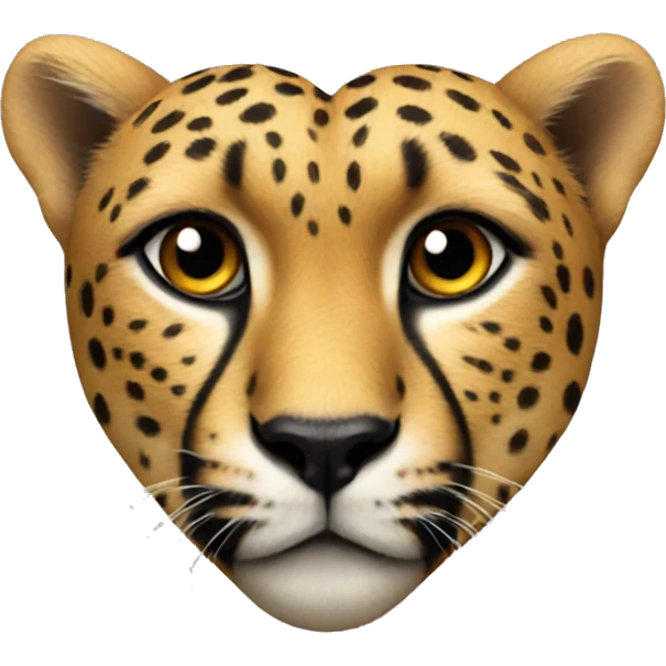 Cheetah heart  emoji