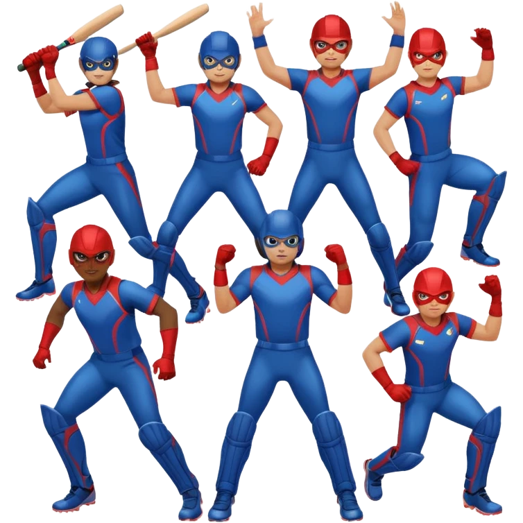 Cricket Superheroes emoji