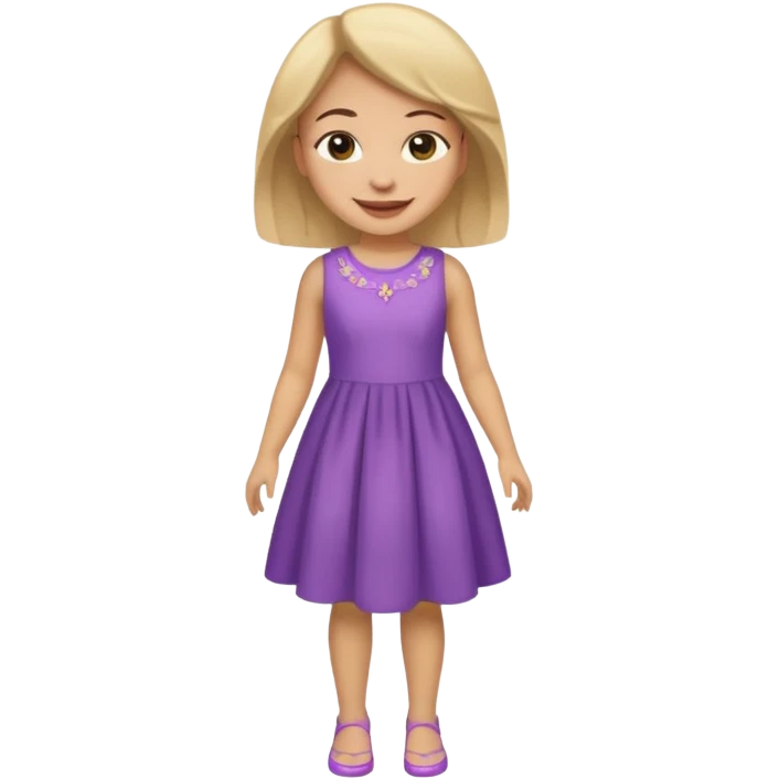 ligth girl full body emoji