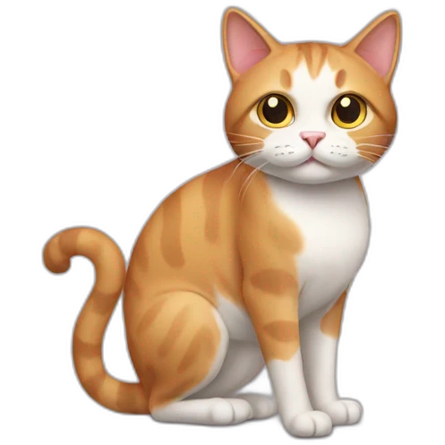 2 legged cat emoji