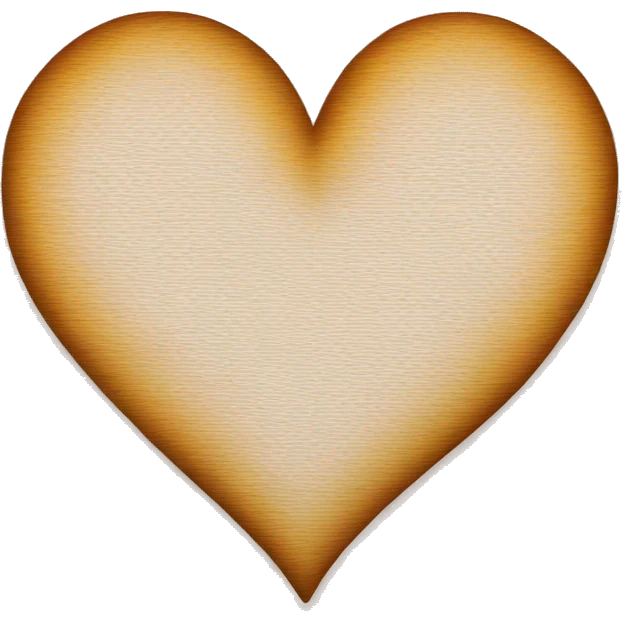 Cheater print love heart  emoji