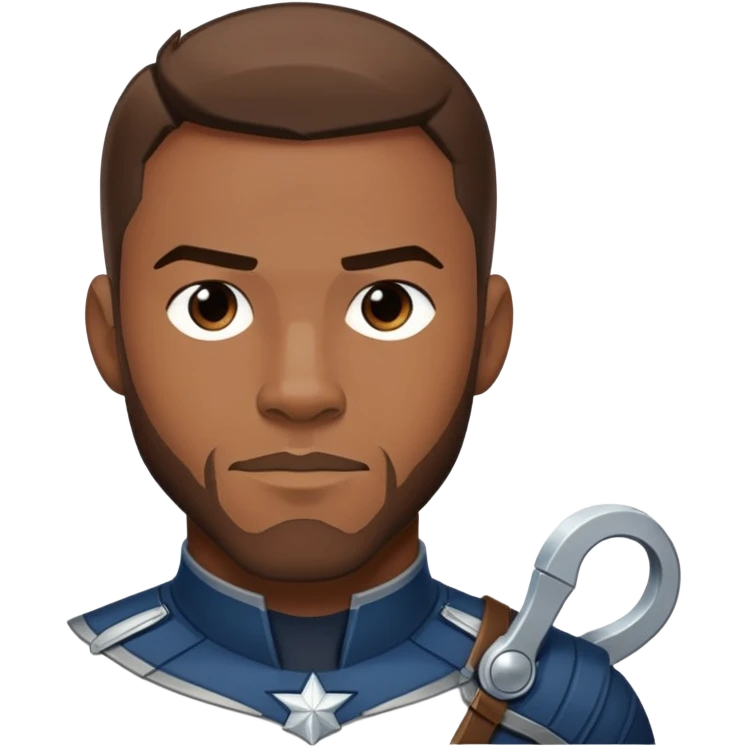 Sam Wilson with side-whiskers from avenger emoji