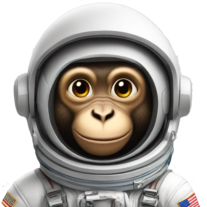 Monkey astronaut  emoji