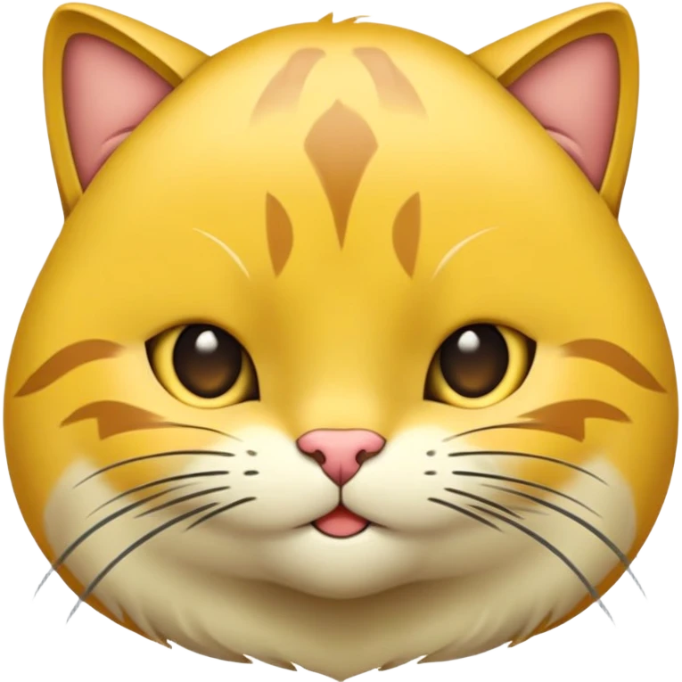 Смайлик кот, на глазах звёзды emoji