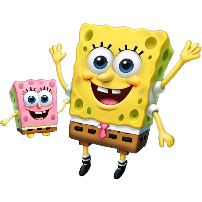 SpongeBob and Patrick  emoji
