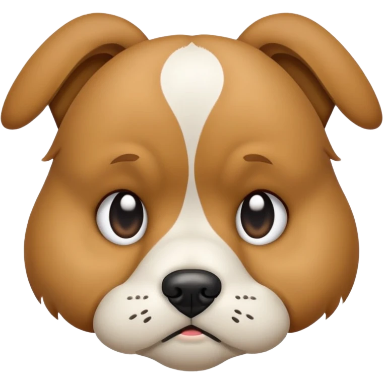 pouting dog emoji