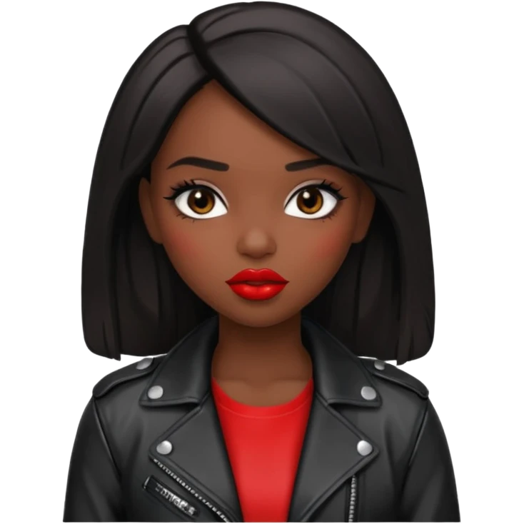 A cute baddie girl emoji
