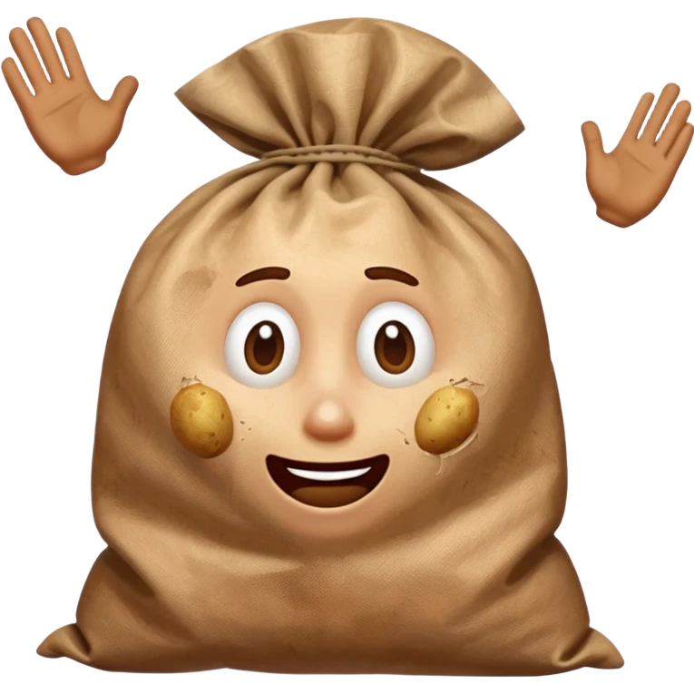 throws a sack of potatoes emoji