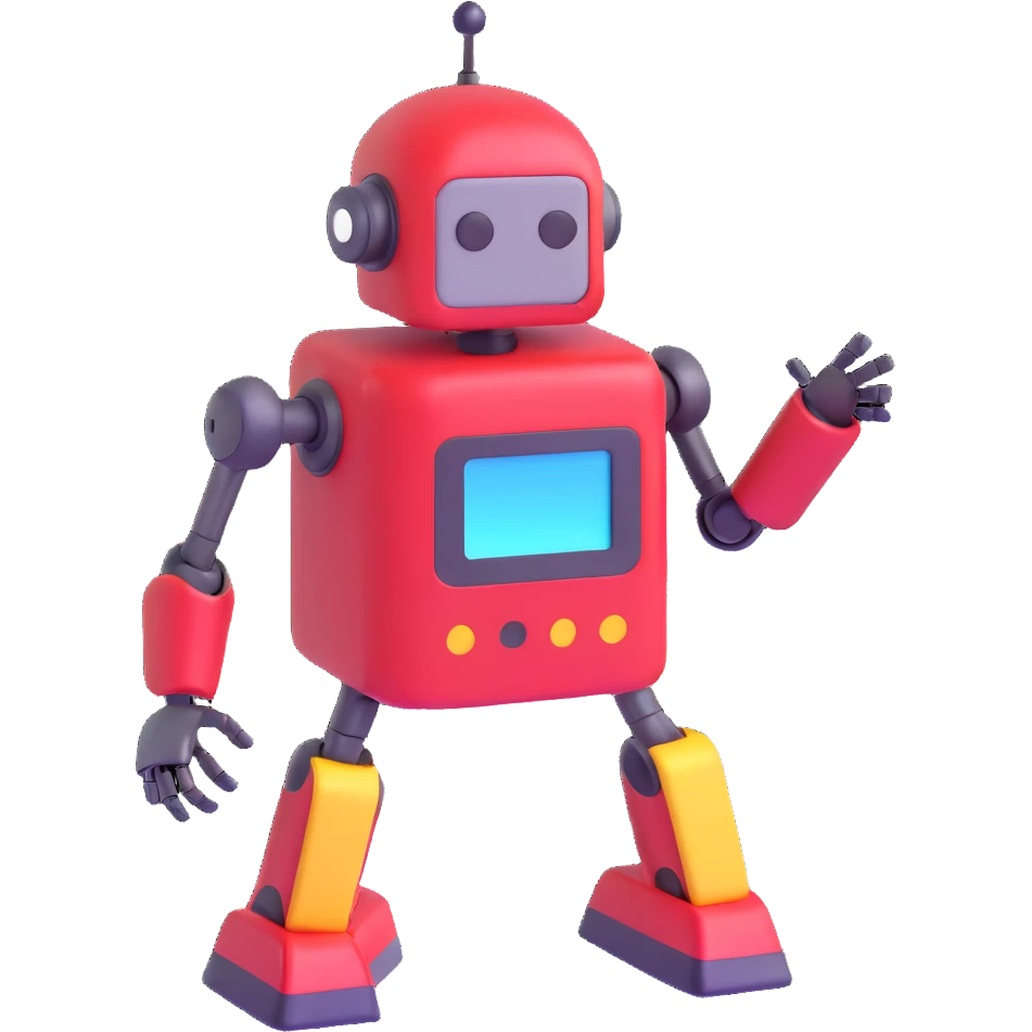 TARS robot from Interstellar, with a cosmic background emoji