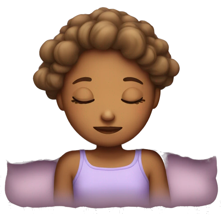 Girl sleeping emoji