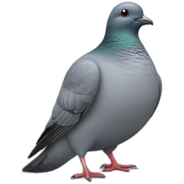 fat pigeon apologizing emoji