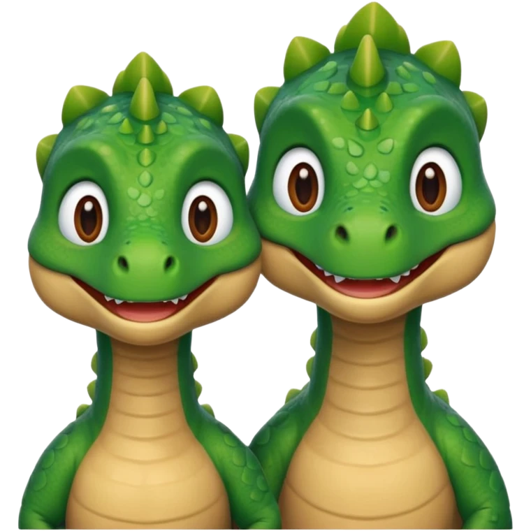 Dinosaur in love emoji