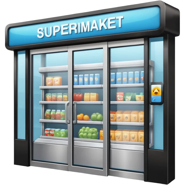 Front Supermarket🛒Entrance emoji