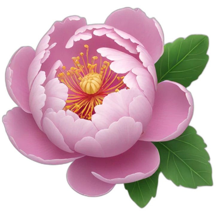 Pivoine bleu emoji