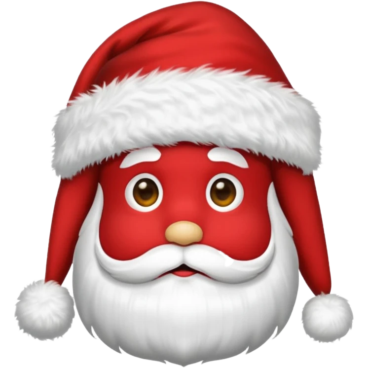 Santa hat without face emoji emoji