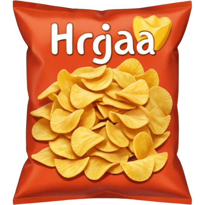 A bag of chips called HRAJ emoji