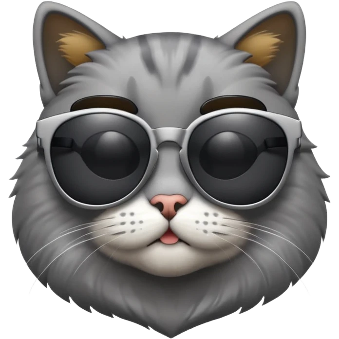 Cat wearing sunglasses emoji