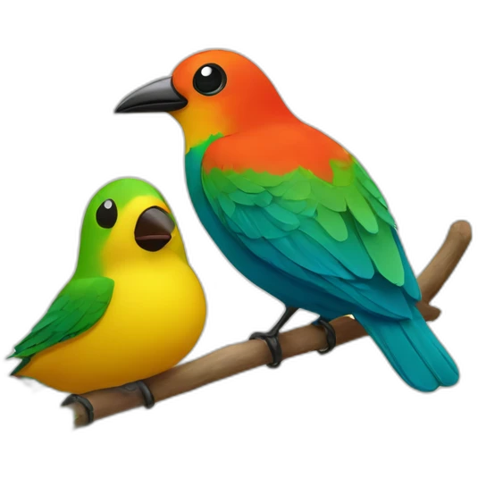 Guadeloupe and a bird emoji