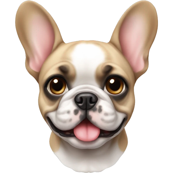 Cute French bulldog emoji