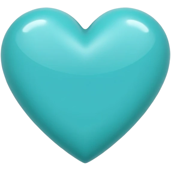 A Turquoise hart emoji