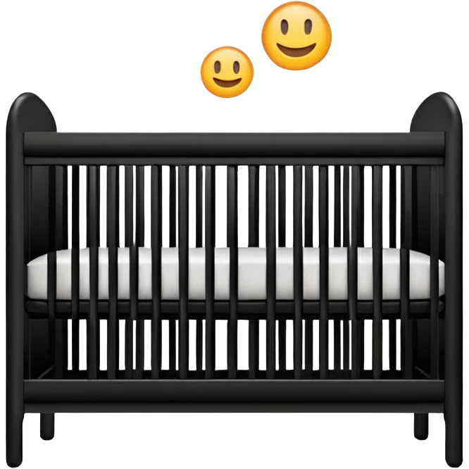 black crib emoji