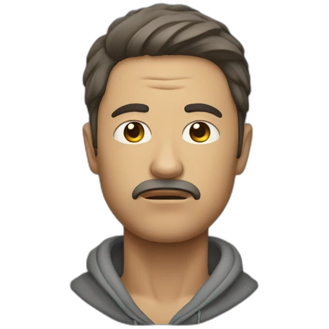 Homme qui pleure emoji