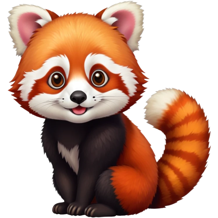 Panda merah emoji