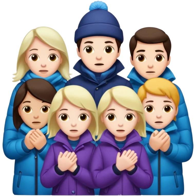 people who feel cold











 emoji