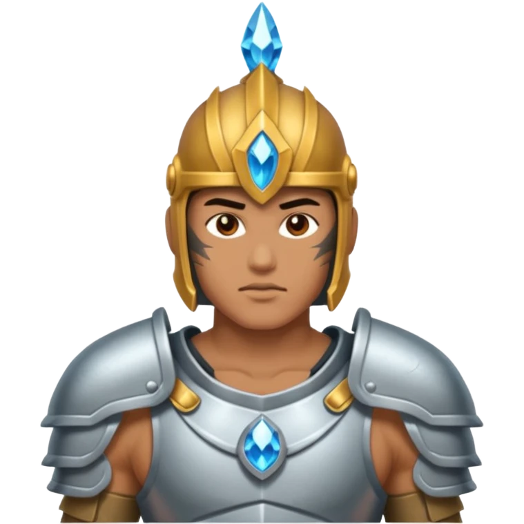 crystal-armored warrior emoji