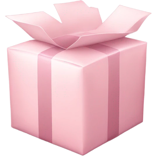 light pink package emoji