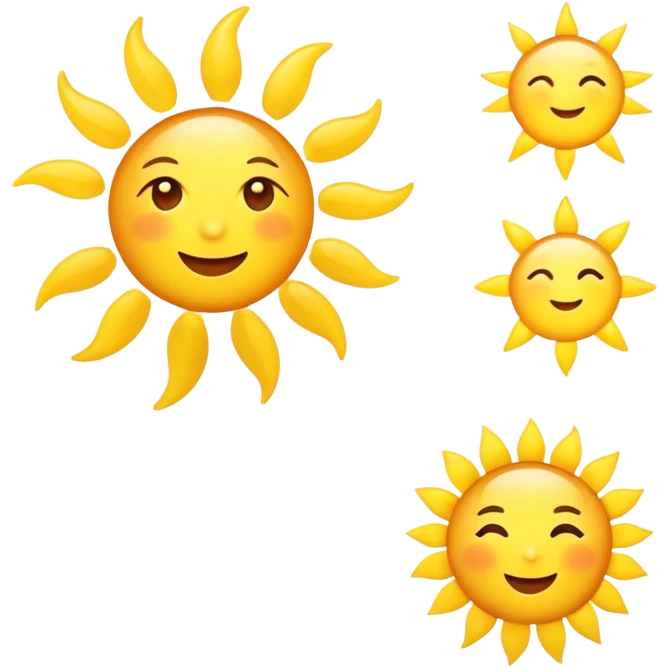 Sunshine emoji