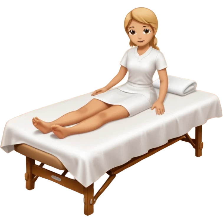 Massage on some special table emoji