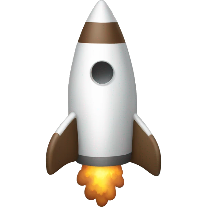 Poop rocket  emoji