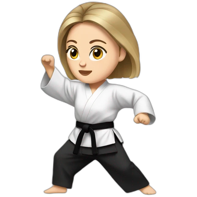 ADELE DOING KARATE emoji