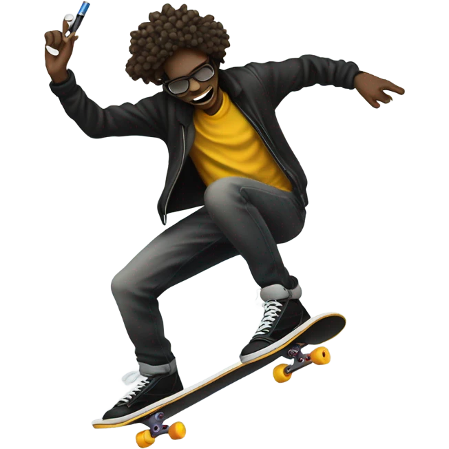 vape skateboarding  emoji