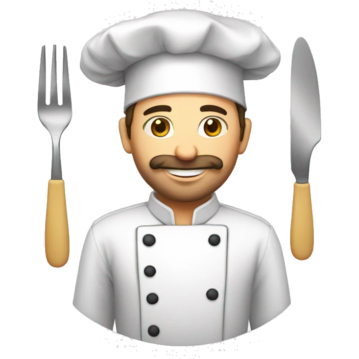 Spanish chef's plate emoji