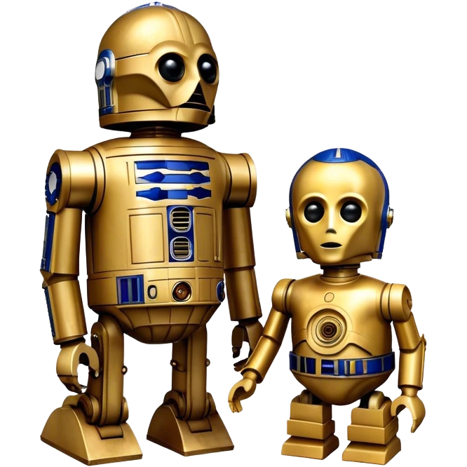 C3 PO and R2-D2 emoji