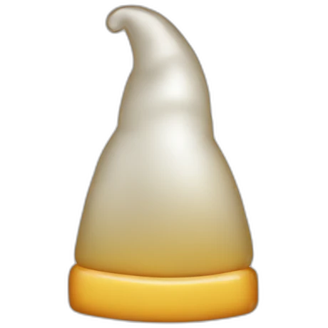 Condom as a hat emoji