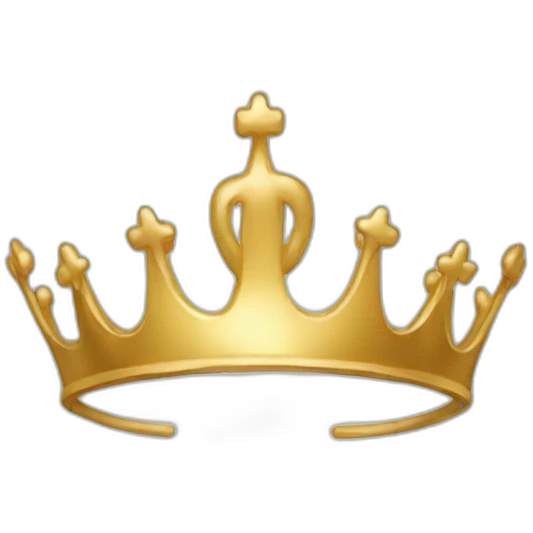 christmas Gold Crown emoji