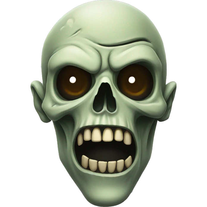 Zombie skull  emoji