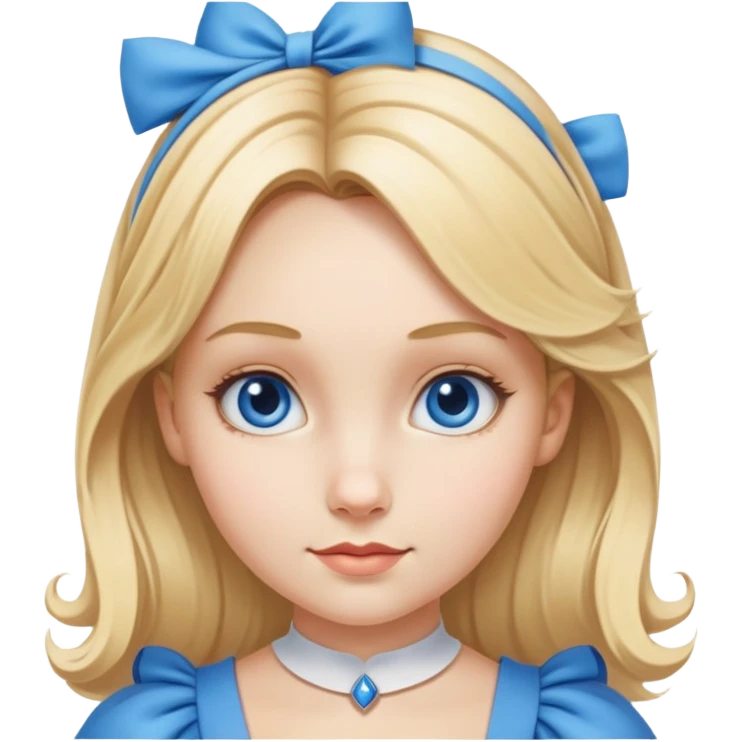 Alice from Alice in Wonderland emoji