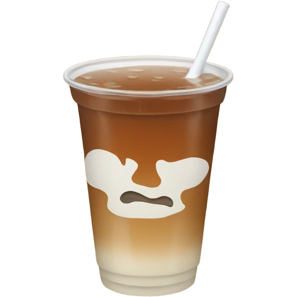 Brown tea boba  emoji