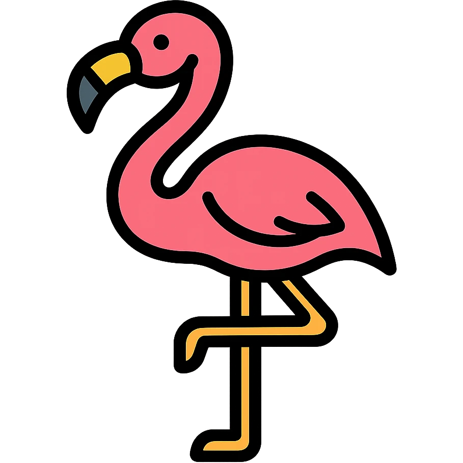 flamingo emoji