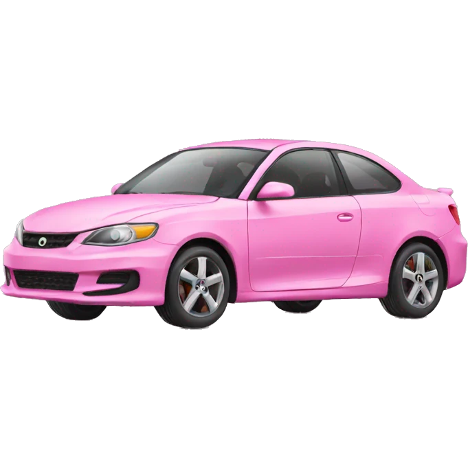 Pink car emoji