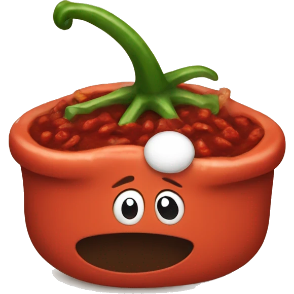 Chili bit really cute emoji